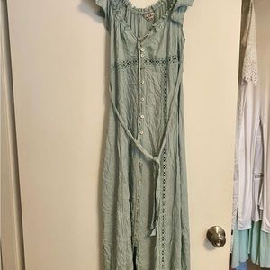 Arnhem blue button dress